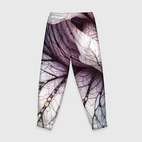 Детские брюки Раскрытый цветок / 3D-принт – фото 2