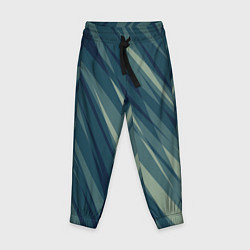 Детские брюки Зеленовато-синий полосы