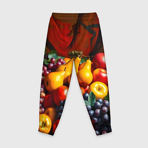 Детские брюки Фруктовый натюрморт / 3D-принт – фото 2