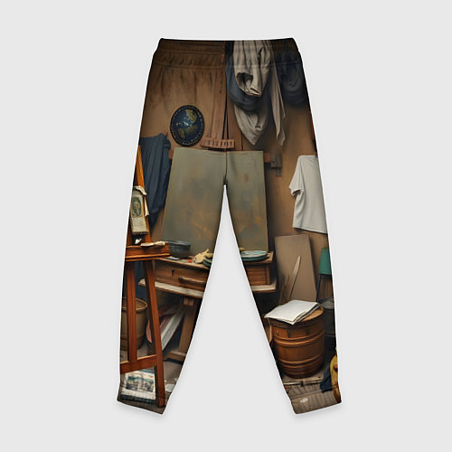 Детские брюки Мастерская художника / 3D-принт – фото 2