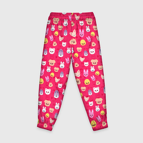 Детские брюки Skzoo pattern pink / 3D-принт – фото 2