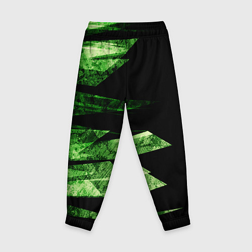 Детские брюки Color green black / 3D-принт – фото 2