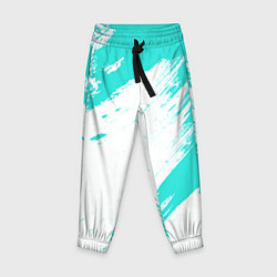 Детские брюки Color white light blue