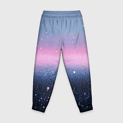 Детские брюки Восход с блестками - текстура / 3D-принт – фото 2