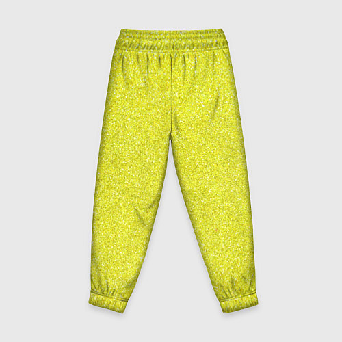 Детские брюки Ярко салатный блеск / 3D-принт – фото 2