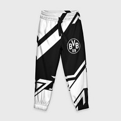 Брюки детские Borussia geometry black, цвет: 3D-принт