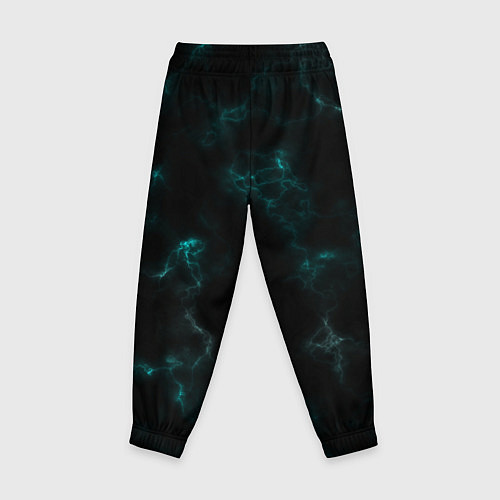 Детские брюки Color black turquoise / 3D-принт – фото 2