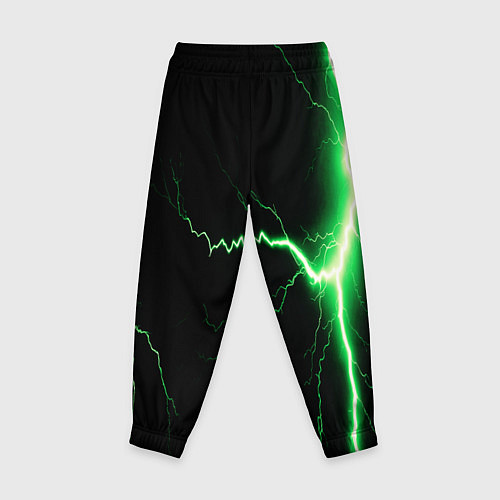 Детские брюки Lightning green / 3D-принт – фото 2
