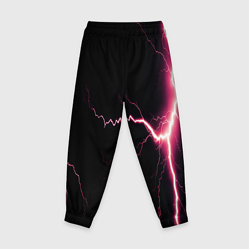 Детские брюки Lightning pink / 3D-принт – фото 2