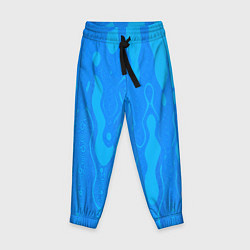 Детские брюки Голубой абстракция вода