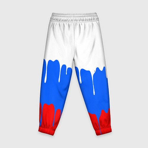 Детские брюки Патриот - флаг / 3D-принт – фото 2