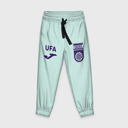 Детские брюки Фк Уфа - мятный цвет и текстура