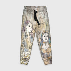 Брюки детские Девушки стимпанк, цвет: 3D-принт