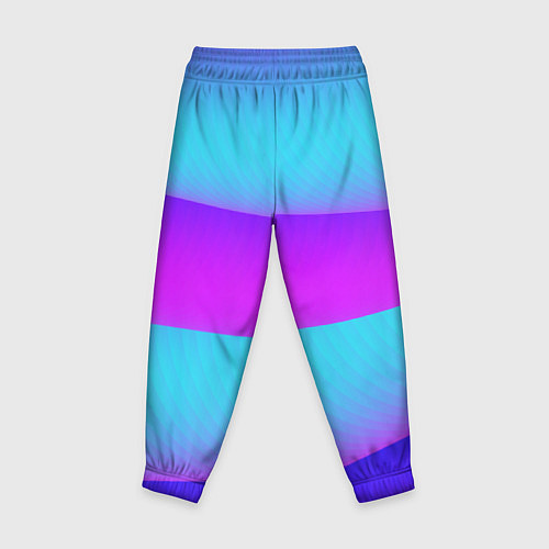 Детские брюки Неоновый прилив / 3D-принт – фото 2