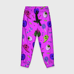 Брюки детские Halloween pink, цвет: 3D-принт