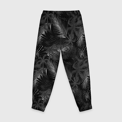 Детские брюки Palm black and white / 3D-принт – фото 2