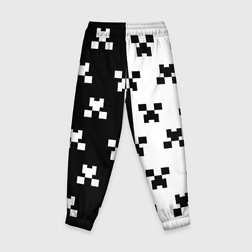 Детские брюки Doom x minecraft pattern / 3D-принт – фото 2