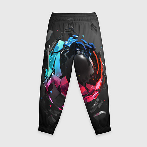 Детские брюки Abstract graphics / 3D-принт – фото 2