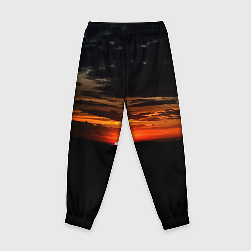 Детские брюки Закат на плато / 3D-принт – фото 2