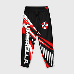 Брюки детские Красный спортивный - Umbrella, цвет: 3D-принт