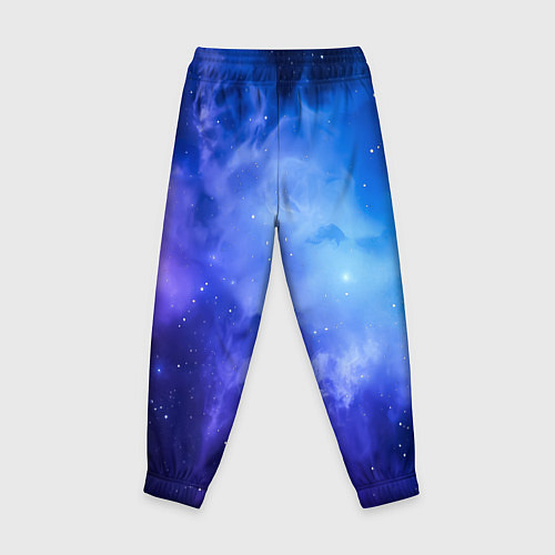 Детские брюки Неоновый яркий космос / 3D-принт – фото 2