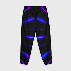 Брюки детские Color black neon, цвет: 3D-принт