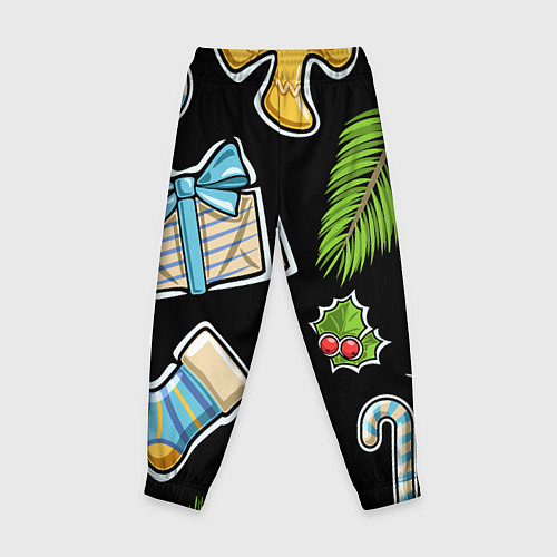Детские брюки Christmas soul / 3D-принт – фото 2
