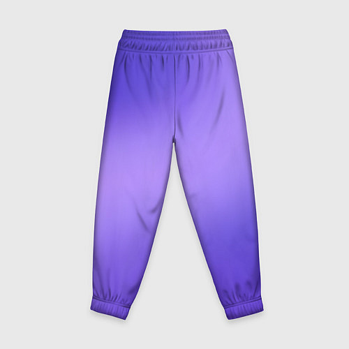 Детские брюки Color purple gradient / 3D-принт – фото 2