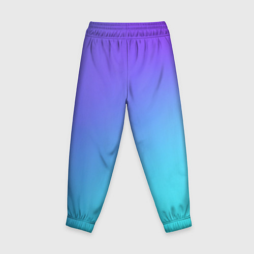 Детские брюки Color multi-colored gradient / 3D-принт – фото 2