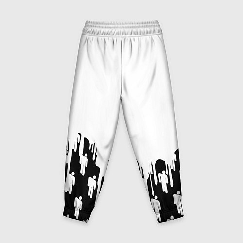 Детские брюки Ювентус краски люди / 3D-принт – фото 2