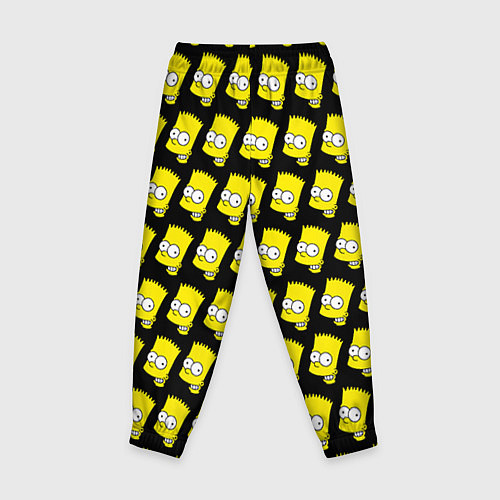 Детские брюки Барт Симпсон: узор / 3D-принт – фото 2