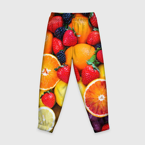 Детские брюки Мультифрукт / 3D-принт – фото 2