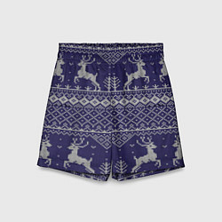 Шорты детские Олени, цвет: 3D-принт