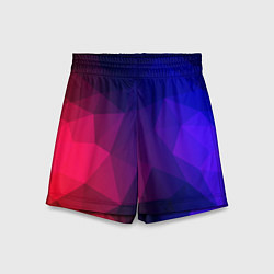 Шорты детские Red&Blue, цвет: 3D-принт
