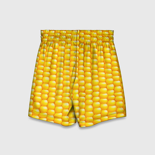 Детские шорты Сладкая вареная кукуруза / 3D-принт – фото 2