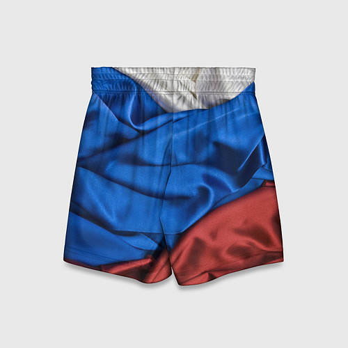 Детские шорты Российский Триколор / 3D-принт – фото 2