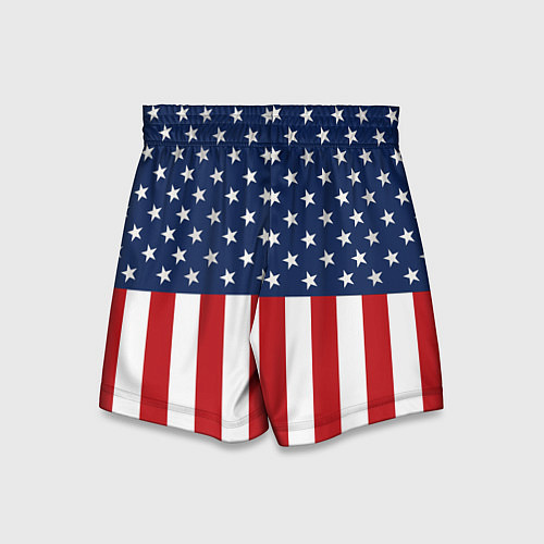 Детские шорты Флаг США / 3D-принт – фото 2