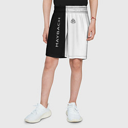 Шорты детские Maybach: B&W, цвет: 3D-принт — фото 2