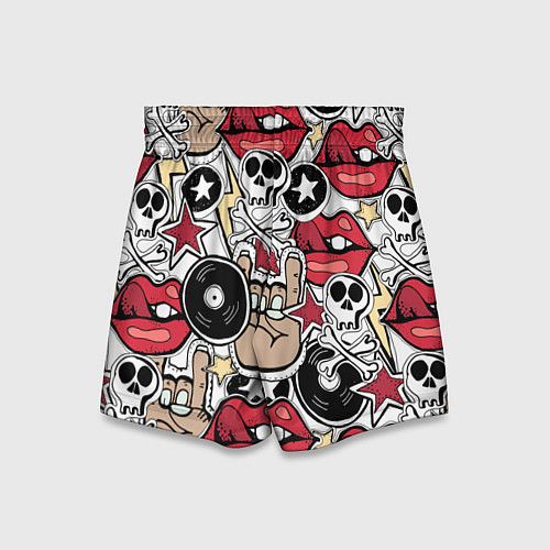 Детские шорты Тяжёлый рок / 3D-принт – фото 2