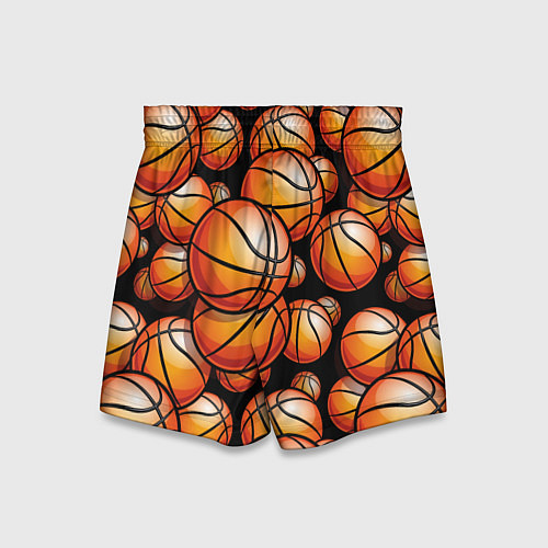 Детские шорты Баскетбольные яркие мячи / 3D-принт – фото 2