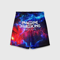 Шорты детские IMAGINE DRAGONS, цвет: 3D-принт