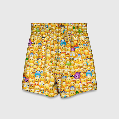 Детские шорты Смайлики Emoji / 3D-принт – фото 2