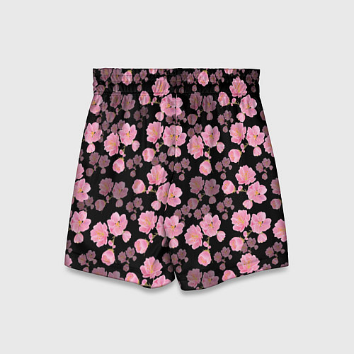 Детские шорты Цветок сакуры / 3D-принт – фото 2