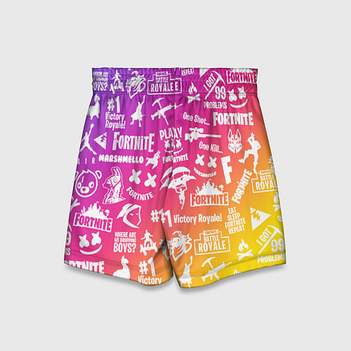 Детские шорты FORTNITE PARTY EVENT / 3D-принт – фото 2