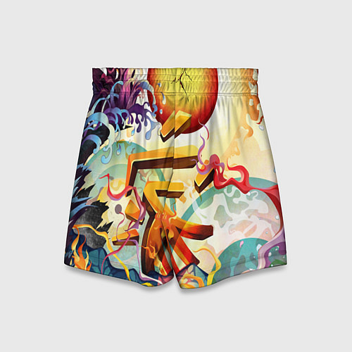 Детские шорты Dsquared tatoo / 3D-принт – фото 2