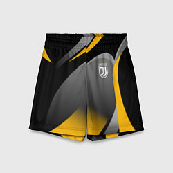 Шорты детские Juventus Uniform, цвет: 3D-принт