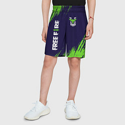 Шорты детские FREE FIRE ФРИ ФАЕР, цвет: 3D-принт — фото 2