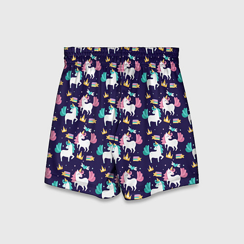Детские шорты Unicorn pattern / 3D-принт – фото 2