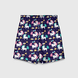 Детские шорты Unicorn pattern