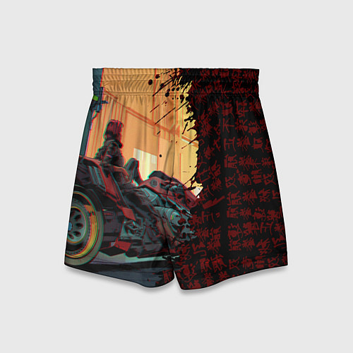 Детские шорты Киберпанк / 3D-принт – фото 2